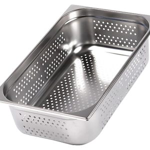 Гастроемкость Hurakan GN-P 1/1-150 (530х325х150) перф., нерж. сталь