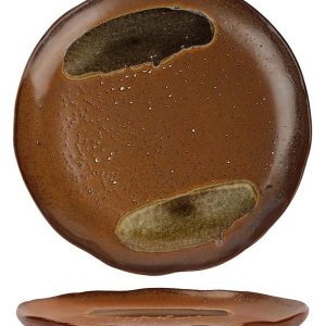 Тарелка P.L. Proff Cuisine Dark Brown Frutti di Mare 81241223 22,5 см