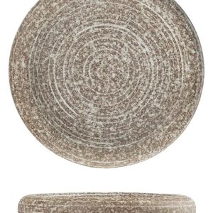 Блюдо круглое P.L. Proff Cuisine Brown Untouched Taiga 81221924 147х147 мм