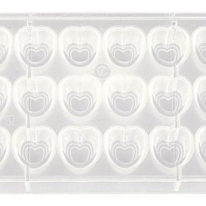 Форма для шоколада P.L. Proff Cuisine 73024142 "Сердце" 24 ячейки