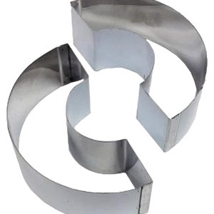 Форма для выпечки P.L. Proff Cuisine 92100188 "Кольцо Дуэт" 180х80х60 мм, 2 шт.