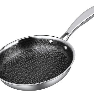 Сковорода P.L. Proff Cuisine 81280098 New Kitchen Honeycombs d=24 см h=5 см (нерж. сталь c АП)