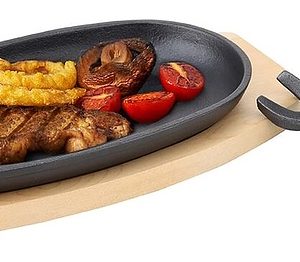 Сковорода для подачи P.L. Proff Cuisine 81240517 270х175 мм на подставке