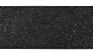 Блюдо прямоугольное P.L. Proff Cuisine Black Raw Wood 81229872 470х100 мм