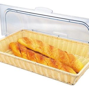 Корзина для хлеба P.L. Proff Cuisine 95001214 530х330 мм с откидной крышкой, ротанг