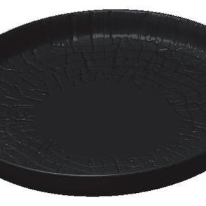 Тарелка с бортом P.L. Proff Cuisine Black Raw Wood 81229891 270х270 мм