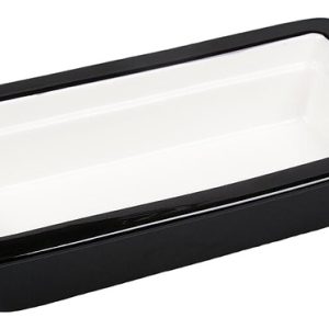 Гастроемкость P.L. Proff Cuisine 81243106 GN 1/3-65 (325х176х65 мм) фарфор, черная