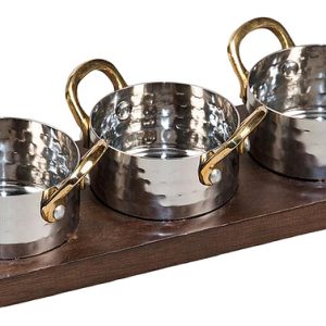 Набор соусников P.L. Proff Cuisine 81241062 140 мл на подставке 3 шт.