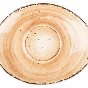 Блюдце для бульонницы P.L. Proff Cuisine Organica Sand 81223090 185х150 мм