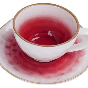 Чайная пара P.L. Proff Cuisine The Sun Eco 81229836 240 мл, красная