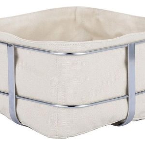 Корзина для хлеба P.L. Proff Cuisine 81250138 210х210х110 мм, ткань и нерж. сталь