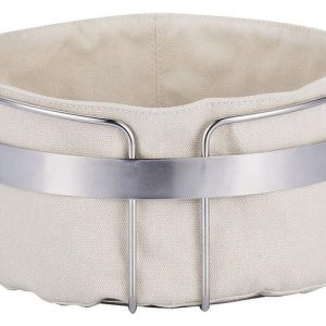 Корзина для хлеба P.L. Proff Cuisine 81250137 220х220х110 мм, ткань и нерж. сталь