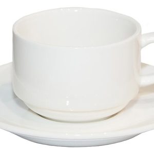 Чайная пара P.L. Proff Cuisine Barista 81229813 180 мл, белая