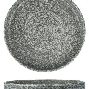 Тарелка с бортом P.L. Proff Cuisine Dark Stone Untouched Taiga 81221892 143х143 мм