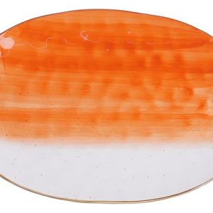 Блюдо овальное P.L. Proff Cuisine The Sun Eco 81229820 305х215 мм, оранжевое
