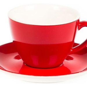 Чайная пара P.L. Proff Cuisine Barista 81223307 200 мл, красная
