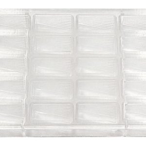 Форма для шоколада P.L. Proff Cuisine 73038022 "Прямоугольник ребристый" 30 ячеек