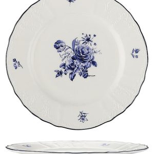 Тарелка десертная P.L. Proff Cuisine Blue Flower 81222026 210х210 мм