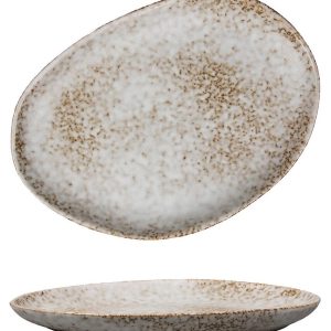 Блюдо овальное P.L. Proff Cuisine Brown Spider Silk 81223000 330х245 мм