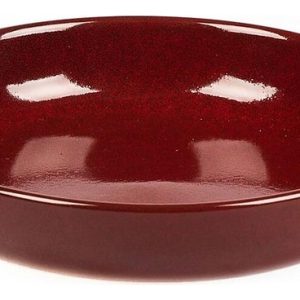 Тарелка с бортом P.L. Proff Cuisine Evolution Dark Red 81223297 210х210х45 мм