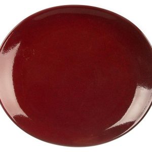 Блюдо овальное P.L. Proff Cuisine Evolution Dark Red 81223322 300х265х28 мм