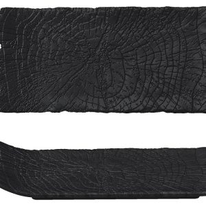Блюдо прямоугольное P.L. Proff Cuisine Black Raw Wood 81229860 300х150 мм с бортом