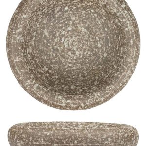 Блюдо круглое P.L. Proff Cuisine Brown Untouched Taiga 81221920 146х146 мм