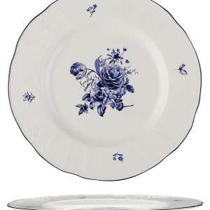 Тарелка P.L. Proff Cuisine Blue Flower 81222027 266х266 мм