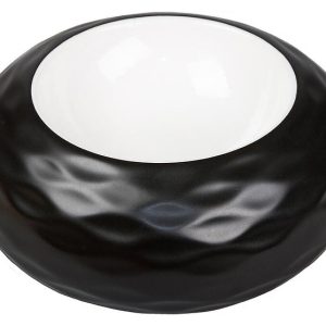 Блюдо для подачи P.L. Proff Cuisine Shine 81229235 300 мл, бело-черное