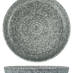 Тарелка с бортом P.L. Proff Cuisine Dark Stone Untouched Taiga 81221903 235х235 мм