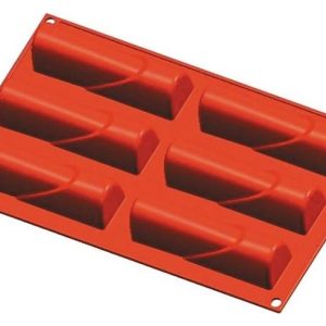 Форма силиконовая P.L. Proff Cuisine 81200465 "Полуцилиндр" 6 ячеек