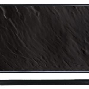 Блюдо прямоугольное P.L. Proff Cuisine Black Classic&Gold 81200039 350х200 мм