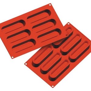 Форма силиконовая P.L. Proff Cuisine 81200459 "Савоярди" 6 ячеек