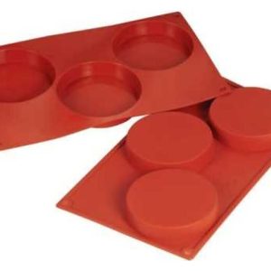 Форма силиконовая P.L. Proff Cuisine 81200445  "Флан" 3 ячейки