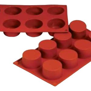 Форма силиконовая P.L. Proff Cuisine 81200433 "Цилиндр" 8 ячеек