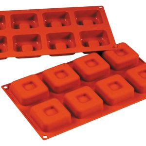 Форма силиконовая P.L. Proff Cuisine 81200468 "Саварин квадрат" 8 ячеек