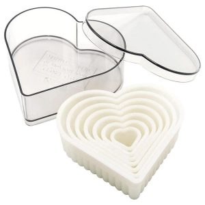 Набор кондитерских форм P.L. Proff Cuisine 81270045 "Сердце" 7 шт.