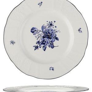 Тарелка P.L. Proff Cuisine Blue Flower 81222029 306х306 мм