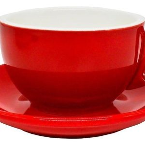 Чайная пара P.L. Proff Cuisine Barista 81272064 300 мл, красная