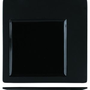 Тарелка квадратная P.L. Proff Cuisine Black Classic&Gold 81200058 307х307 мм