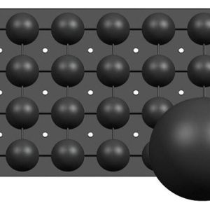 Форма силиконовая P.L. Proff Cuisine 81200403 "Полусфера" 24 ячейки