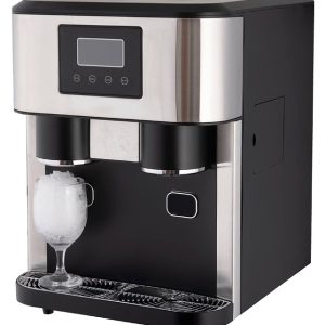 Льдогенератор Hurakan HKN-IMSD15 с измельчителем и диспенсером для льда