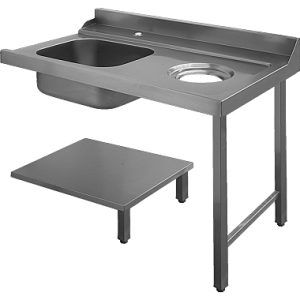 Стол для грязной посуды Apach 80208 1200 мм правый