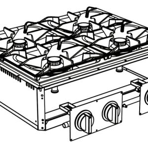 Плита газовая встраиваемая Apach SLDIG7RG8