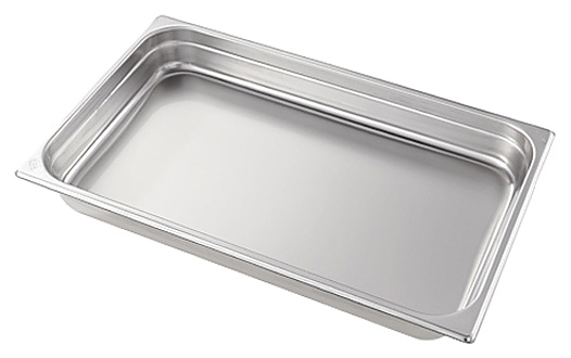 Гастроемкость Hurakan GN 1/1-40 (530x325x40) нерж. сталь