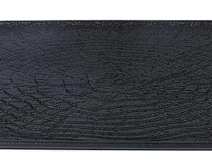 Блюдо прямоугольное P.L. Proff Cuisine Black Raw Wood 81229870 295х148 мм с бортами