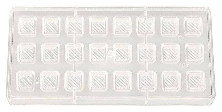 Форма для шоколада P.L. Proff Cuisine 73038007 "Квадрат" 24 ячейки