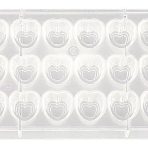 Форма для шоколада P.L. Proff Cuisine 73024142 "Сердце" 24 ячейки