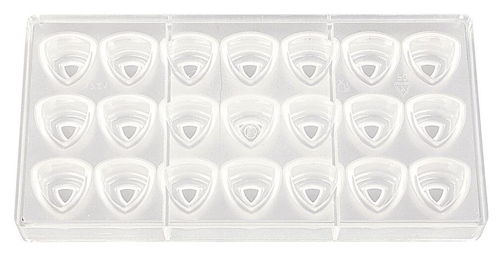 Форма для шоколада P.L. Proff Cuisine 73038016 "Треугольник" 21 ячейка