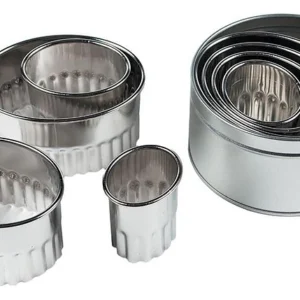 Набор кондитерских форм P.L. Proff Cuisine 81004707 "Овал рифленый" 8 шт.